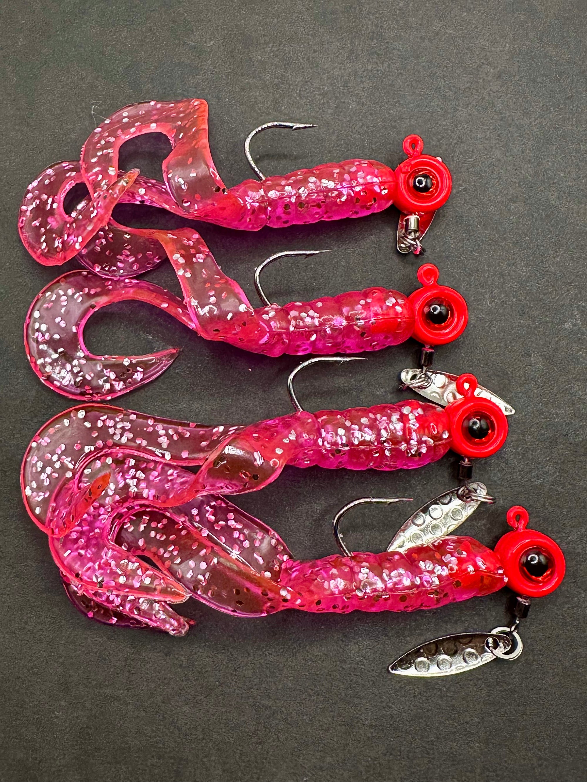 Pink Walleye Smasher 4 Pack Combo