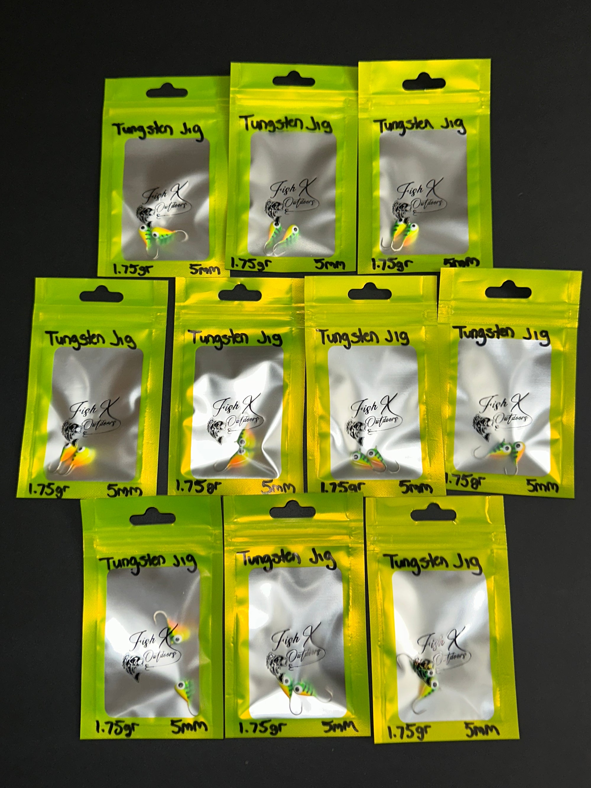 Yeller Perch 5mm Tungsten Jig 2 pack