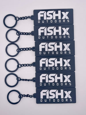 FISHx Rubber Key Tags